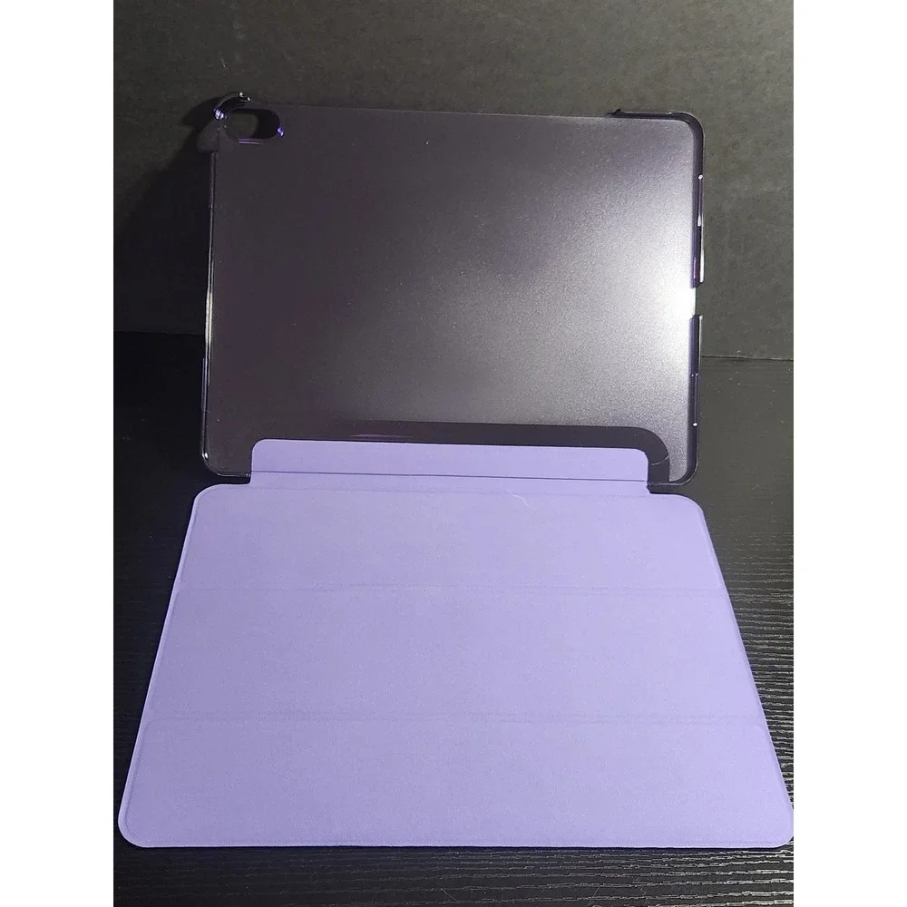 MoKo‎ Case for iPad Air 13 2024 Purple Violet Trifold Frosted Back Cover